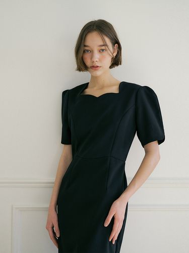 Tulip Dress_Black - Lucirzu - Modalova