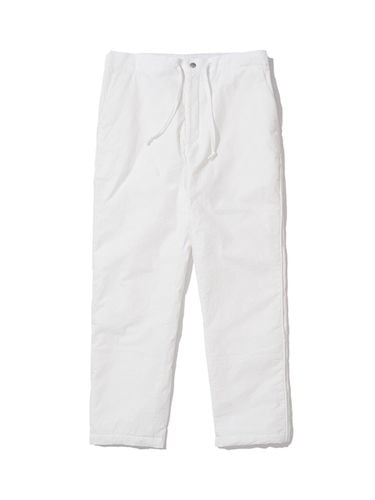 Piping-Detail Padded Trousers White - SENTIBONES - Modalova