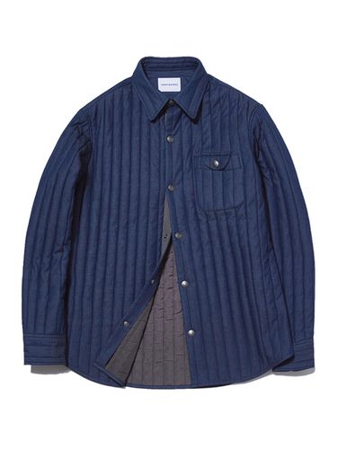 Quilted Shirt Jacket Indigo - SENTIBONES - Modalova