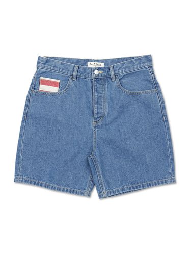 Posita Denim Shorts (S/Blue) - SENTIBONES - Modalova