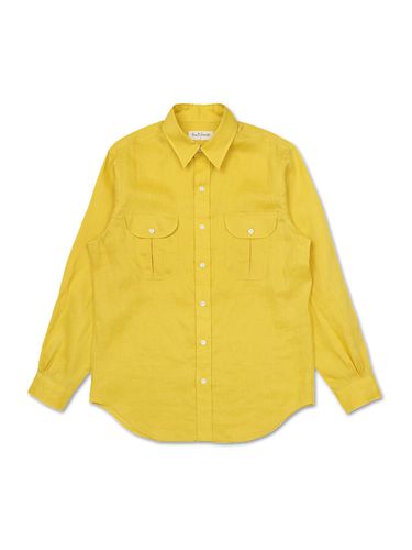 Linen Safari Shirts (Yellow) - SENTIBONES - Modalova