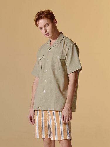 Beach Linen Shirts (Sand) - SENTIBONES - Modalova