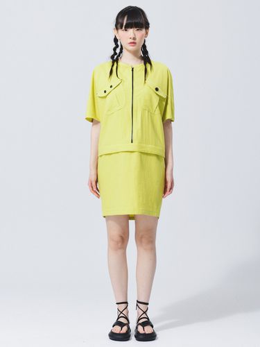 Zip Up Dress - RALMODE - Modalova