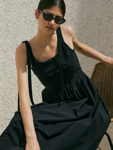 Ribbon Dress_Black - octette - Modalova