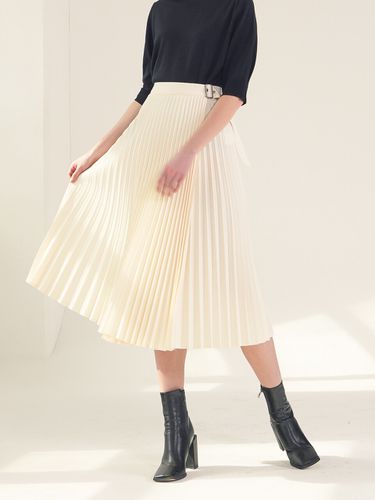 Gaia Pleated Wrap Skirt (4 Colors) - ACUD - Modalova