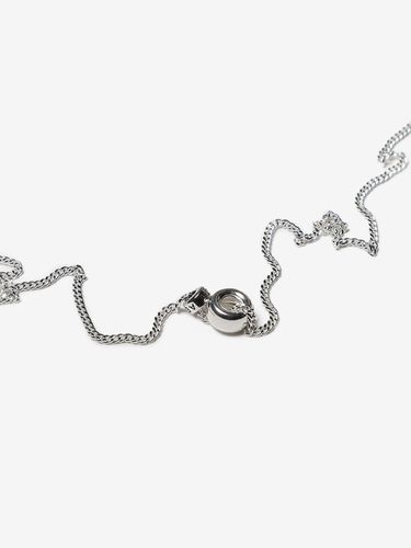 Two Cylinder Silver Necklace - AEKKI - Modalova