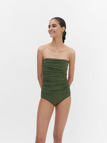 Khaki Rosie Simple Swimsuit - COURRI - Modalova