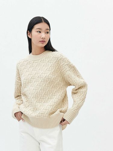 Nika Wool Blend Crewneck Top - COURRI - Modalova