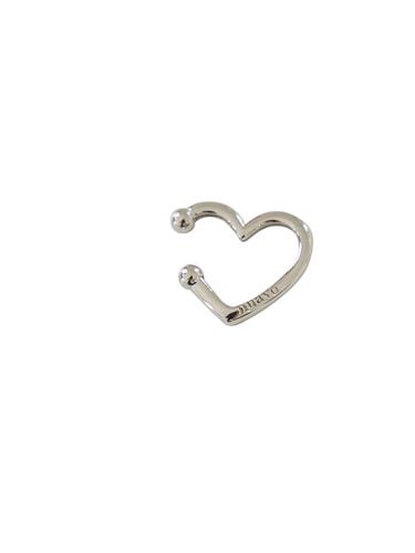 Cute Heart Ear-cuff - Silver - nuavo - Modalova