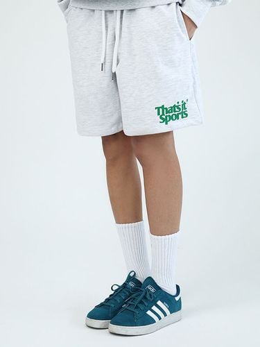 Sports Logo Half Sweat Pants - THAT`S IT - Modalova