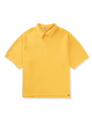 Overfit Pique T-Shirt_Yellow - CARGOBROS - Modalova