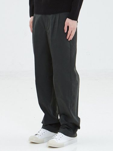 Tuck Wide Pants Khaki - filobisknot - Modalova