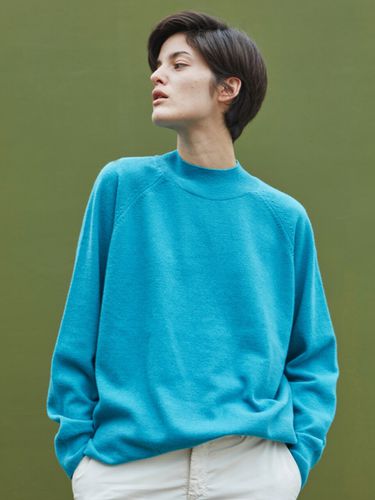 Wool Half Turtleneck Deep Mint - filobisknot - Modalova