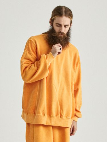 Incision Pigment Sweatshirt_Yellow - CARGOBROS - Modalova