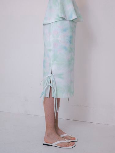 Slit-ribbon Skirt_Gradation - VIMUN - Modalova