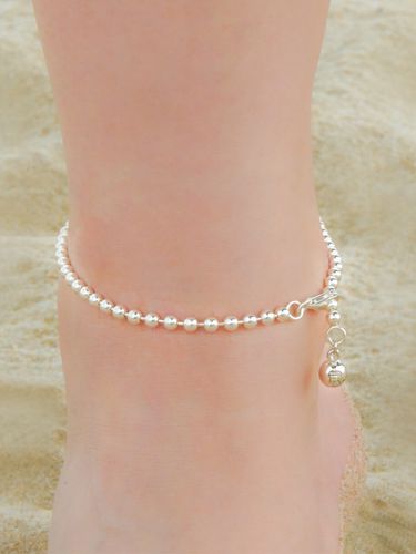 Silver Ball Chain Anklet - POSTLUDE - Modalova