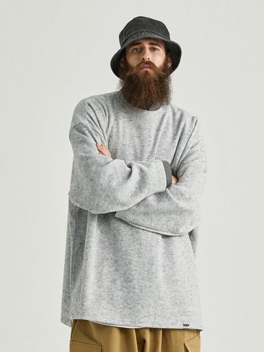 Overfit Knit_Light Gray - CARGOBROS - Modalova