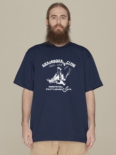 Board Club Half Sleeve T-shirt Navy - RADINEO - Modalova