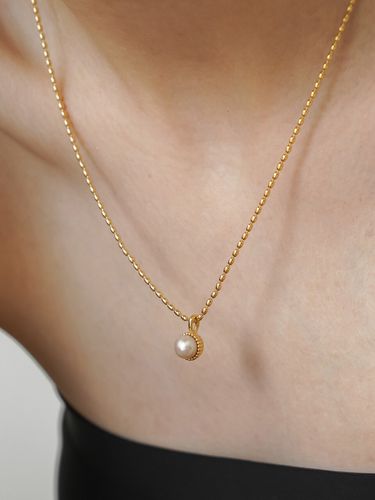 Dot Pearl Necklace-Bold - FLOWOOM - Modalova