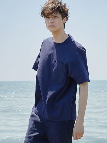 Linen Span Set Up Basic T Shirt - filobisknot - Modalova