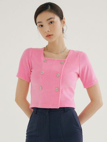 RCP Double Button Crop T-shirts () - REORG - Modalova