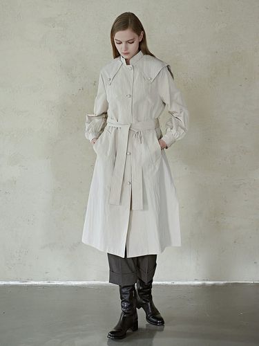 Panel Single Trench Coat_Beige - MITTE - Modalova