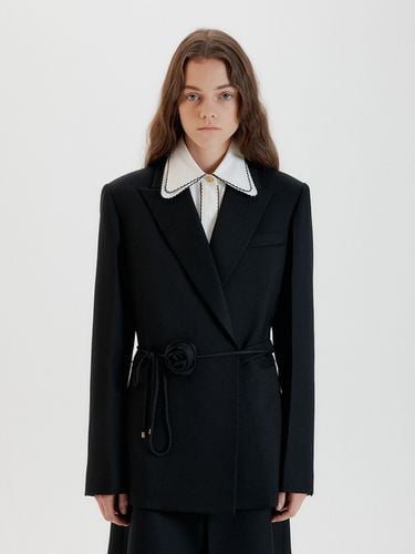 TENNY Oversized Double Breasted Jacket With Belt - EENK - Modalova