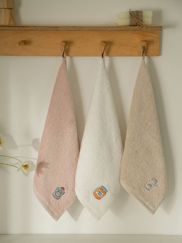 P] Drawing Embroidered Hand Towel Set - DECOVIEW - Modalova