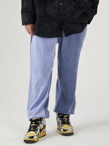 Corduroy Jogger Pants_Blue - CARGOBROS - Modalova