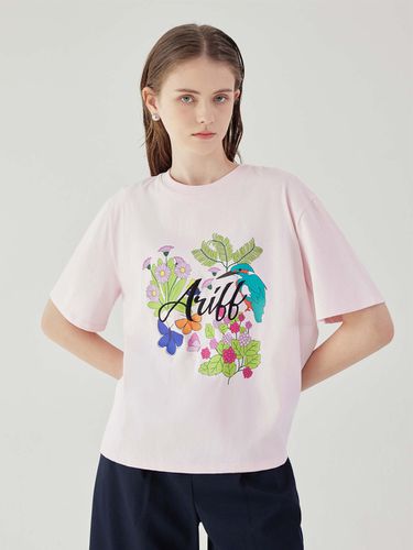 Floral A T-shirt_Pink - a.riff - Modalova