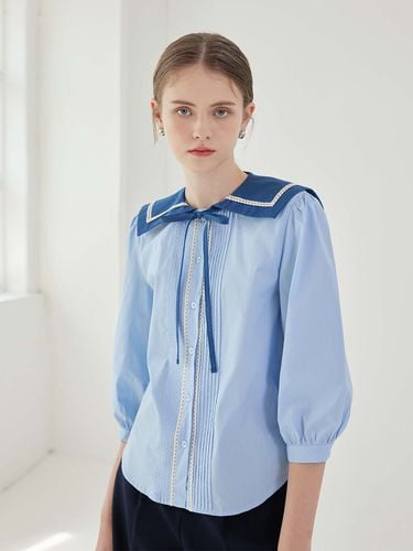 Ayla Sailor Blouse_Blue - a.riff - Modalova