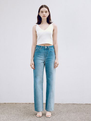 Wide Vertical Gradient Jeans - GOODDEN - Modalova