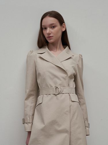 Lily Trench Coat_Light Beige - ame - Modalova