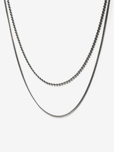 Layered Mixed Chain Necklace - AEKKI - Modalova