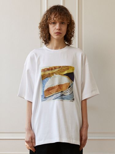 Cake Print Oversized T-Shirt - BISCUITSHOP - Modalova