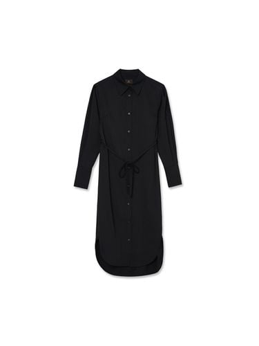 Satin Twill Shirt Dress _ Black - IOLO - Modalova