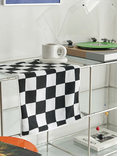 Checkerboard Towel Foot Mat - DECOVIEW - Modalova