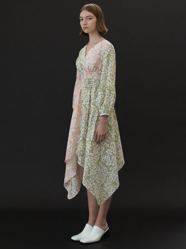 Flower Patterned Dress - BISCUITSHOP - Modalova