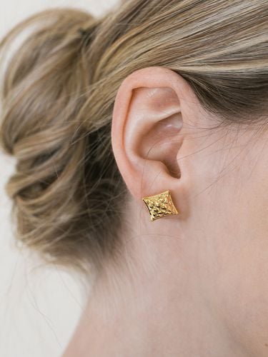 Rhombus Point Earrings (E045) - 2 Colors - LAZYDAWN - Modalova