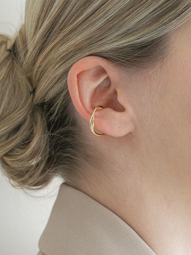 Wave Ear-Cuff (C025) - 2 Colors - LAZYDAWN - Modalova