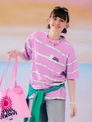 Pink Beach T-shirt (Pink Tie-die) - UNI STUDIO - Modalova