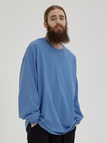 Pastel Long Sleeve T-Shirt_Blue - CARGOBROS - Modalova