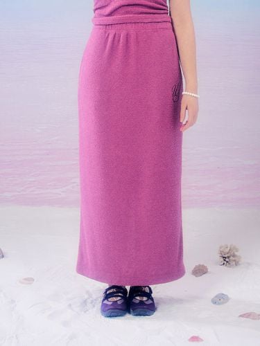 UNI Terry Maxi Skirt (Deep Pink) - UNI STUDIO - Modalova