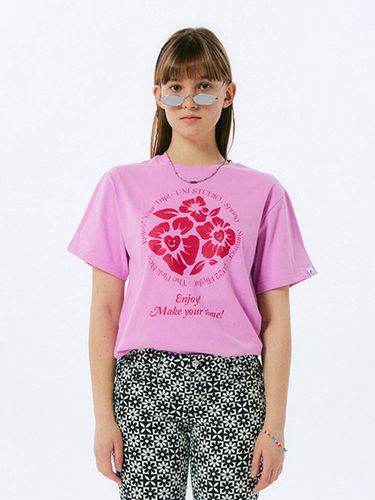 Summer Blossom T-shirt (Pink) - UNI STUDIO - Modalova