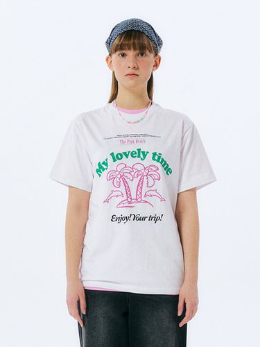 Palm Tree T-shirt (White) - UNI STUDIO - Modalova