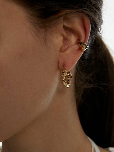 Rounded Cap Ear-Cuff_Gold - Invisible collage - Modalova