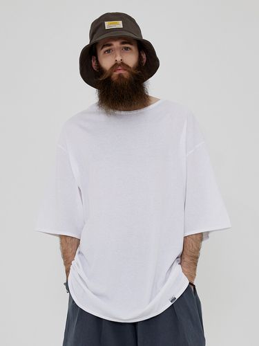 Crew Neck Short Sleeve T-Shirt_White - CARGOBROS - Modalova