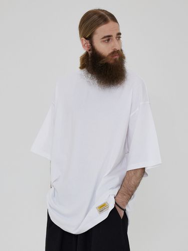 Bio Overfit Short Sleeve T-Shirt_White - CARGOBROS - Modalova