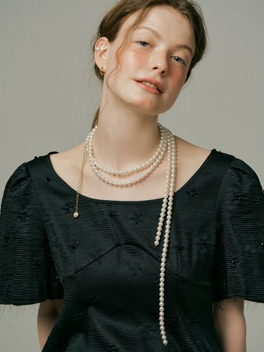 S Flapper Pearl Necklace - XPIER - Modalova