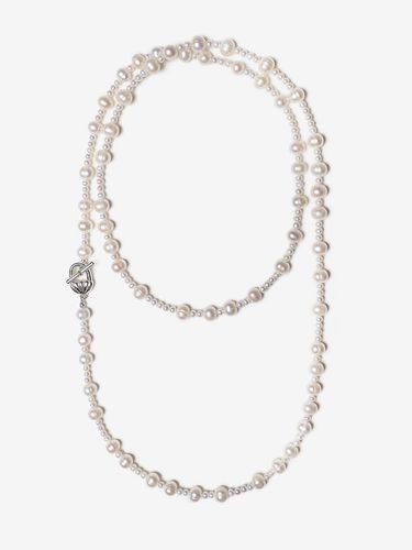 Mellow Pearl Drop Necklace - AEKKI - Modalova